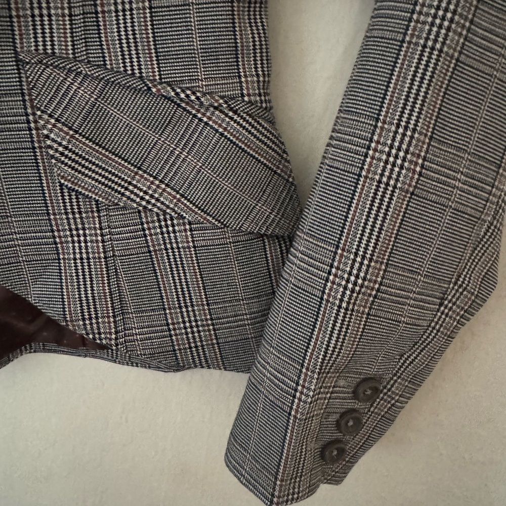 New Autres Filles Plaid Fitted Blazer - Picture 4 of 6